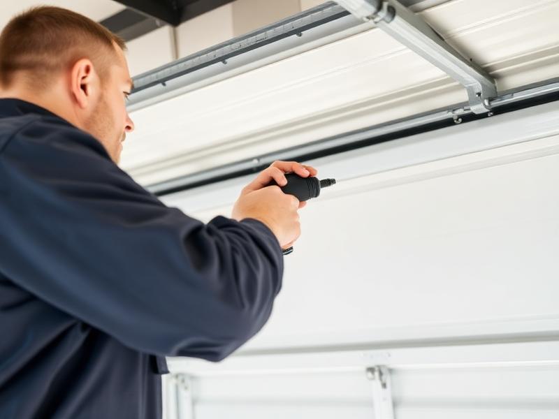 Garage door maintenance and lubrication service